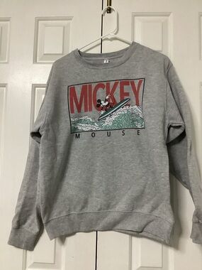 Disney x Zuni Sportswear Surf Mickey Crewneck Sweatshirt Mickey Mouse